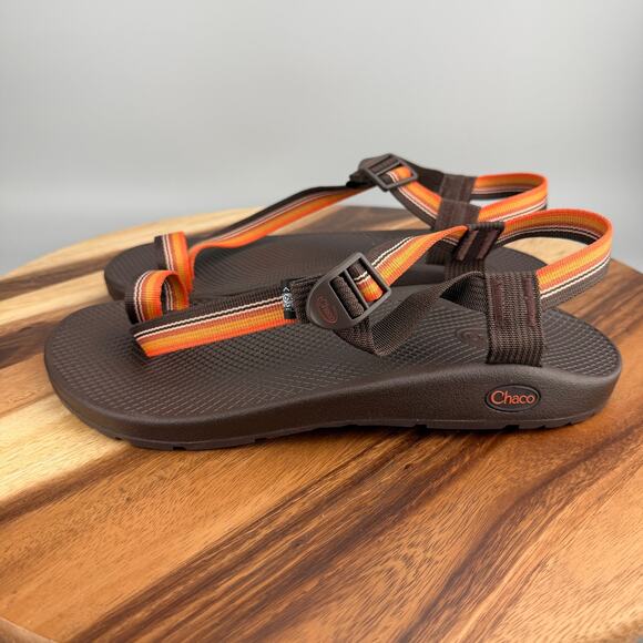 Chaco Bodhi Men\'s Size 12 Sandals Brown Toe Loop Strappy Buckle Adjustable main image 6
